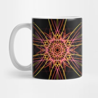 Geometric design with warm colors Mug